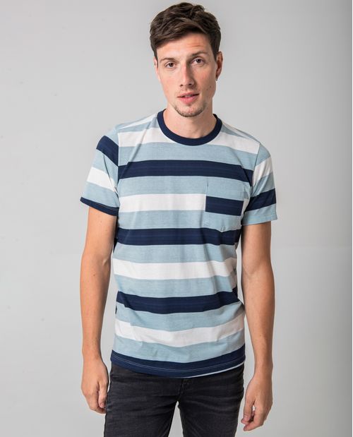 Camiseta de rayas para hombre