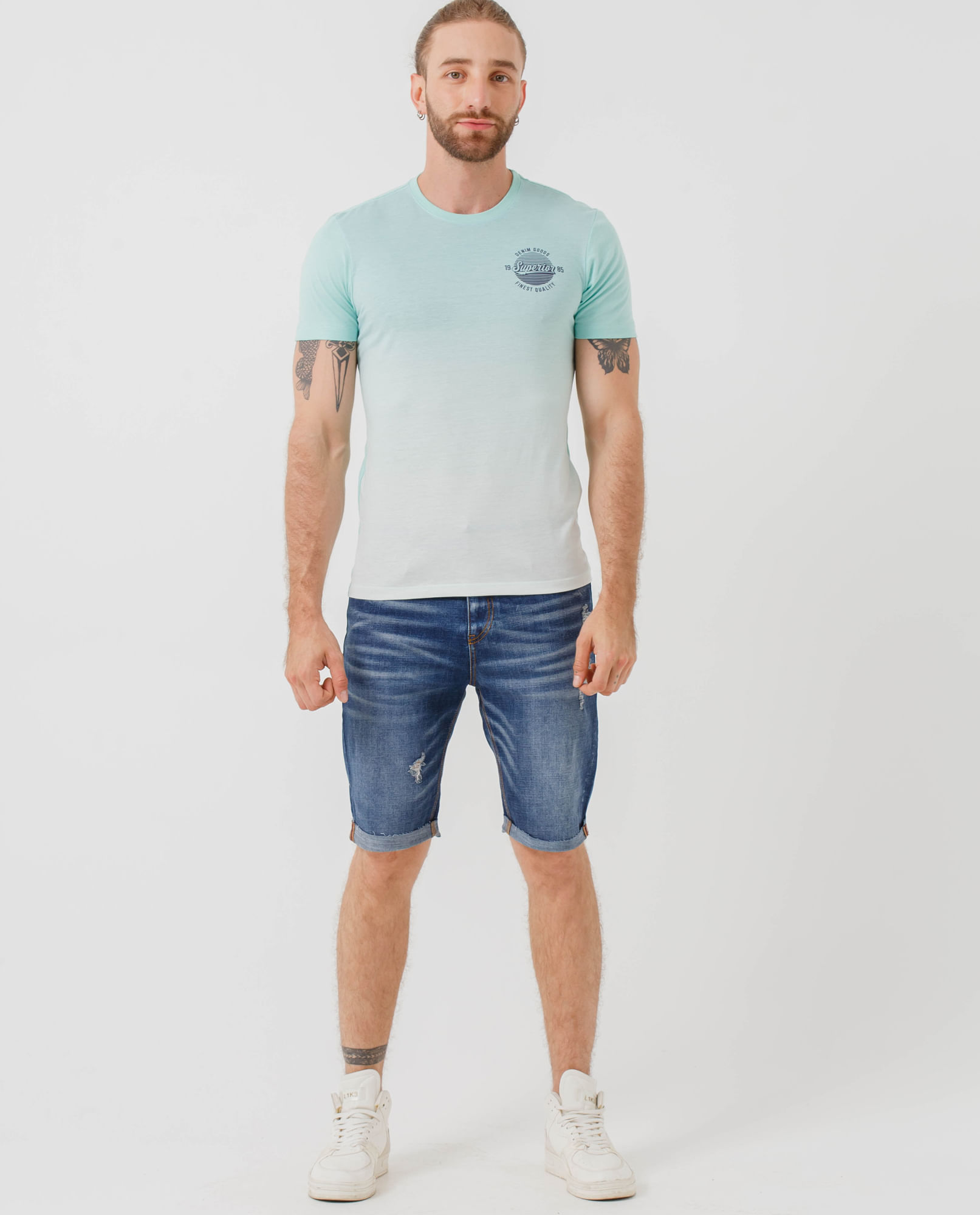 Bermuda en denim para hombre Tienda Online