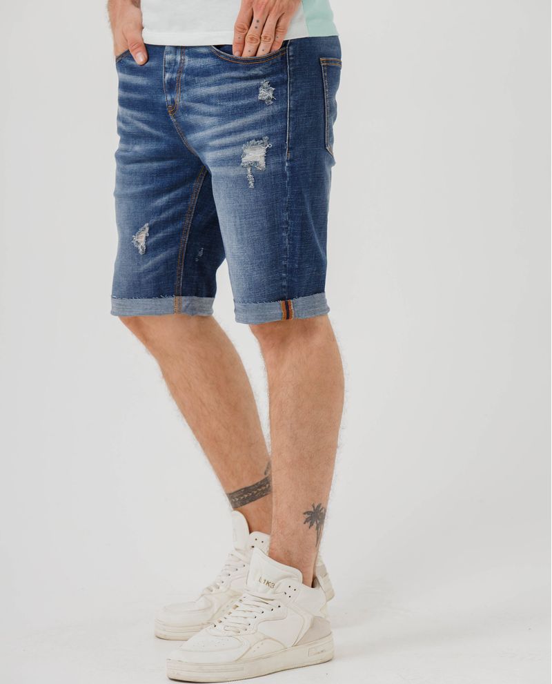 Bermuda En Denim Para Hombre | Tienda Online