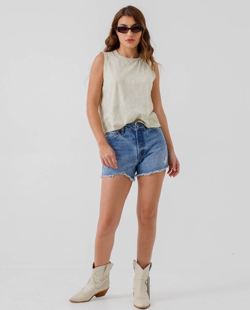 Short cinco bolsillos para mujer
