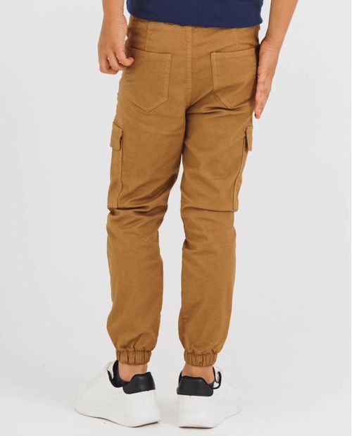 Jean Slim tipo cargo para niño