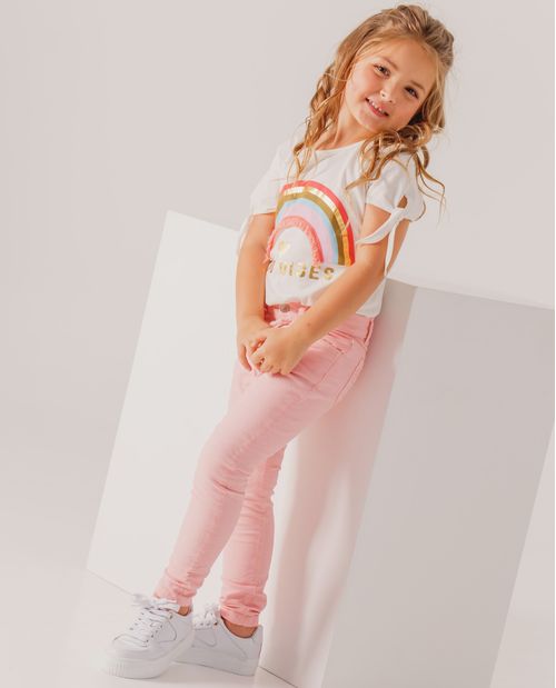 Pantalón cinco bolsillos para niña