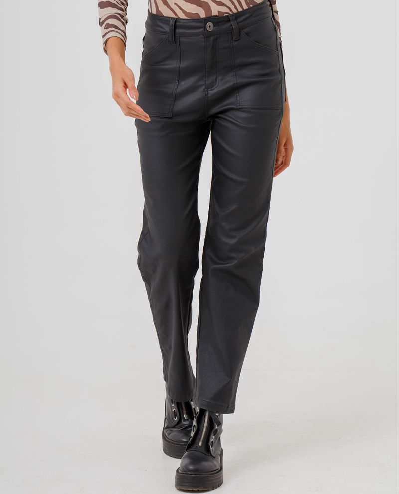 Pantalon de cuero online para mujer