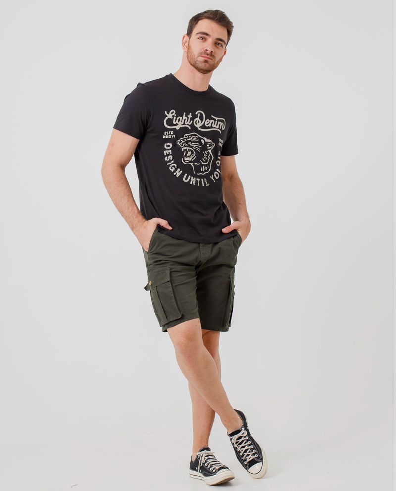 Bermuda Cargo Homme JP 1880 - Look Décontracté Chic, Poches Latérales, Taille Haute, Longueur Genou