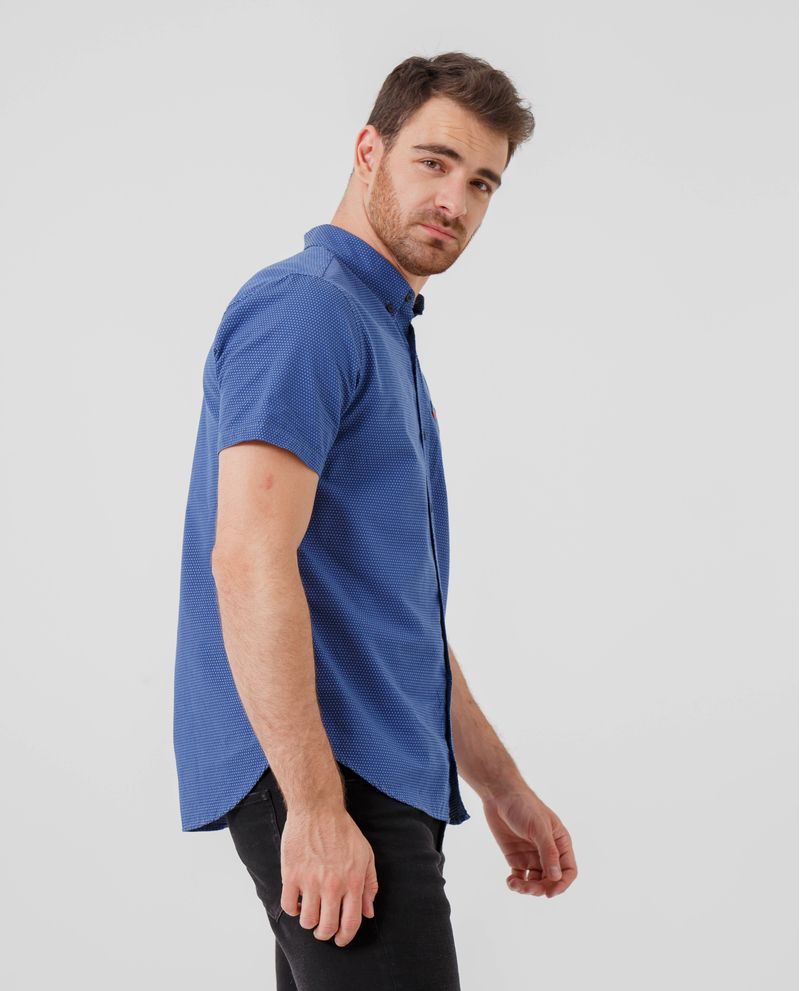 Camiseta manga corta hombre con botones new arrivals