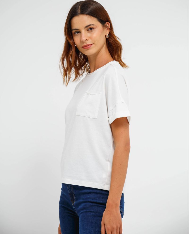 Camiseta con bolsillo en frente para mujer Tienda Online