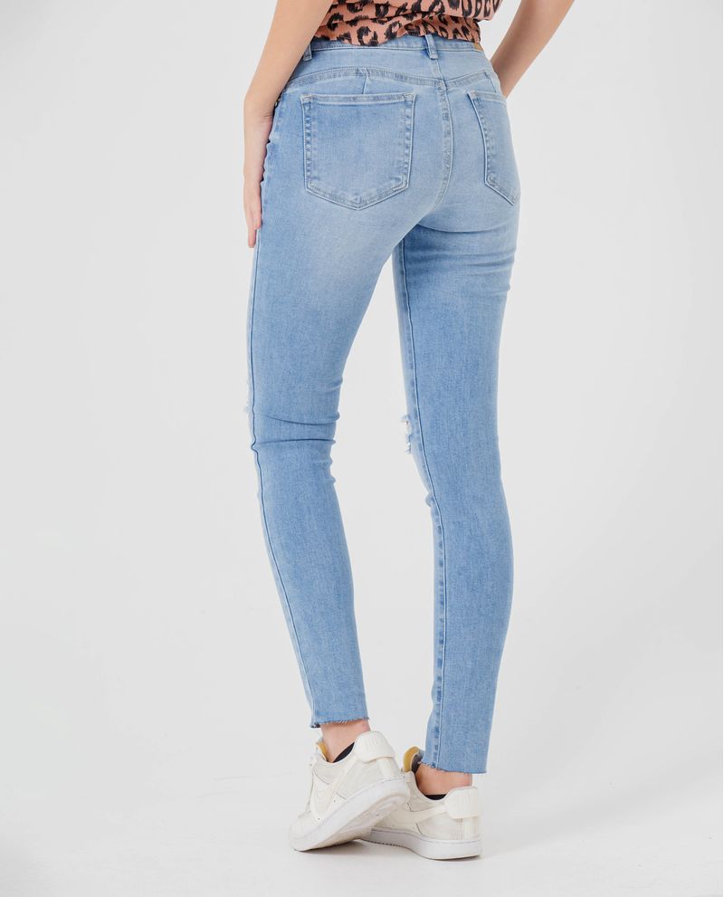 Pantalones jeans skinny rotos, Mode de Mujer