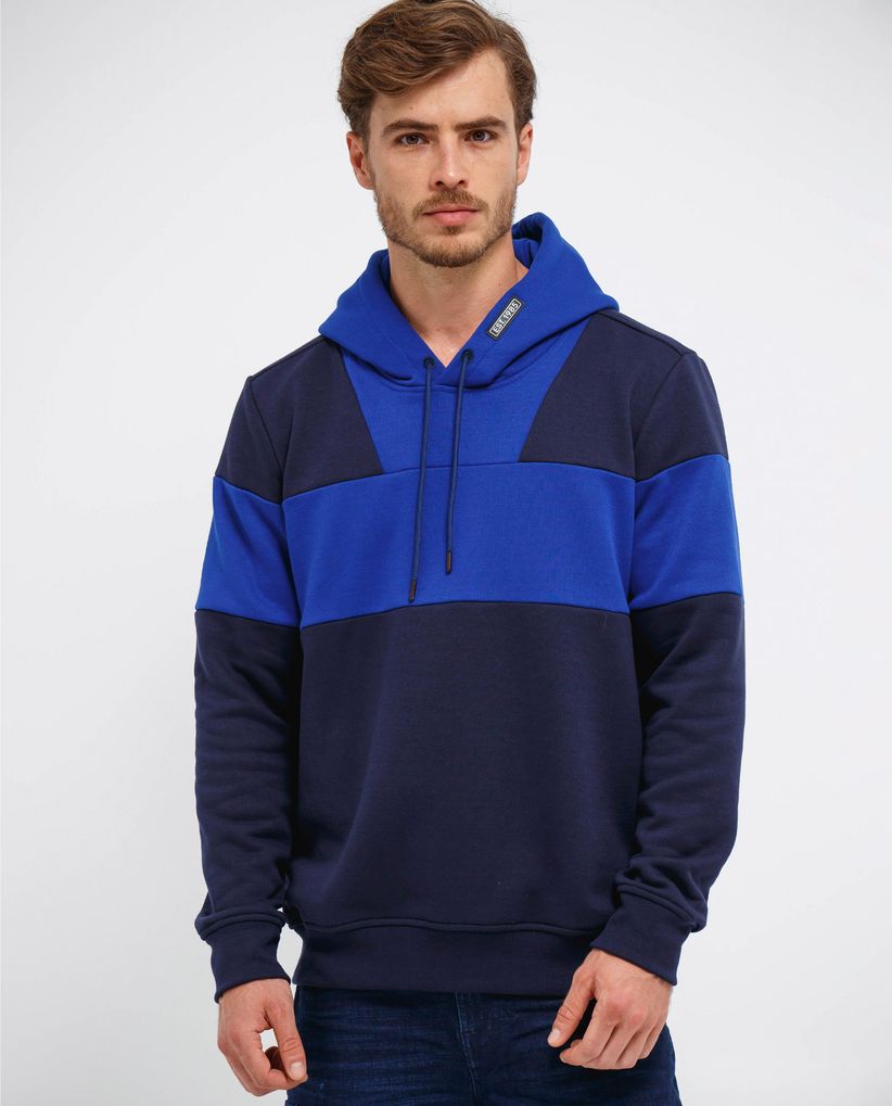 Buzo en bloques de color para hombre