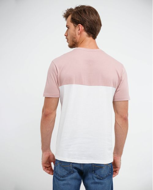 Camiseta a dos tonos para hombre