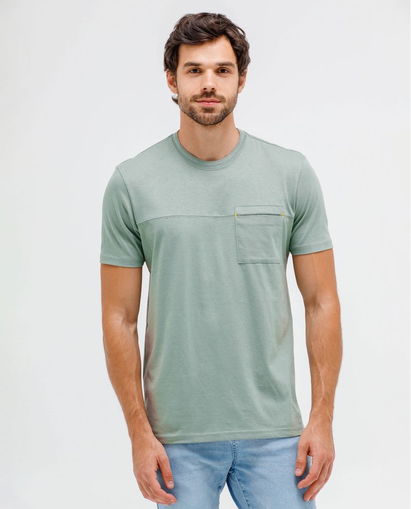 Camiseta fashion hombre con bolsillo