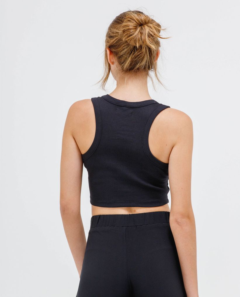 Camiseta básica manga sisa para mujer