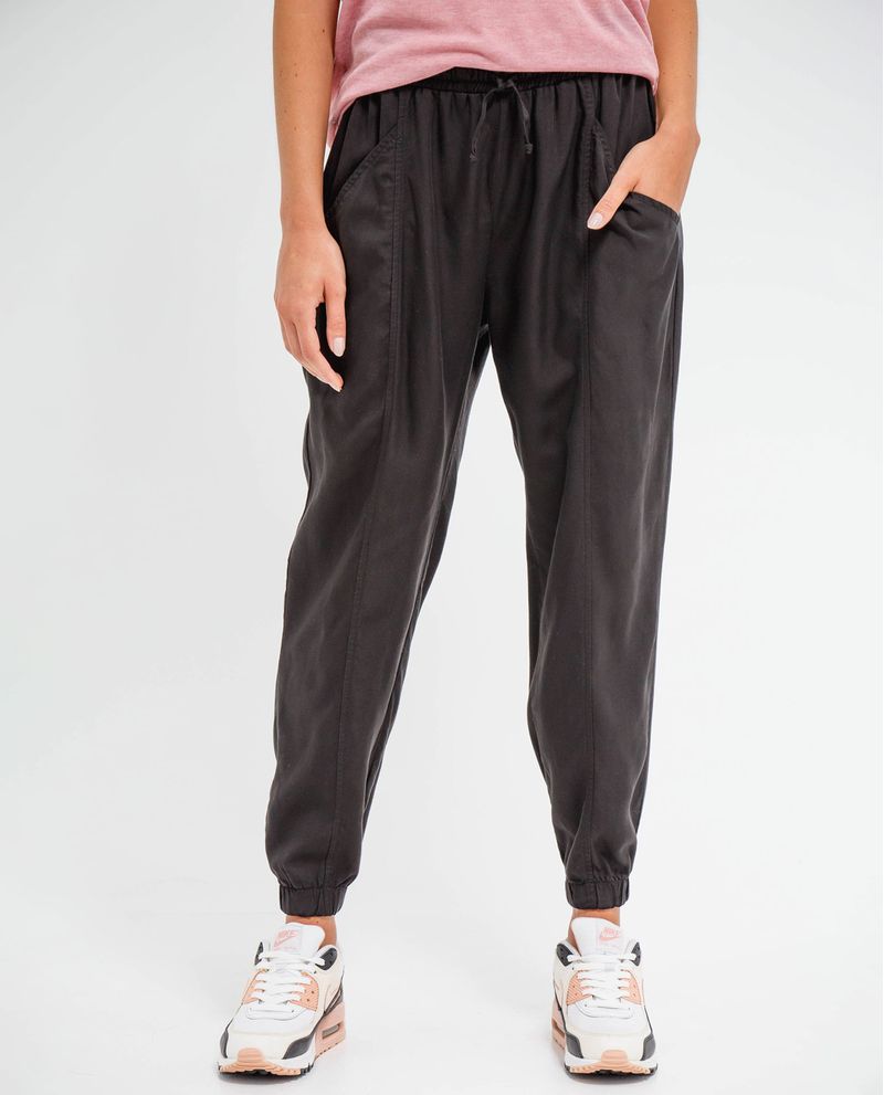 Pantalón Jogger Negro, Jogger Vinipiel