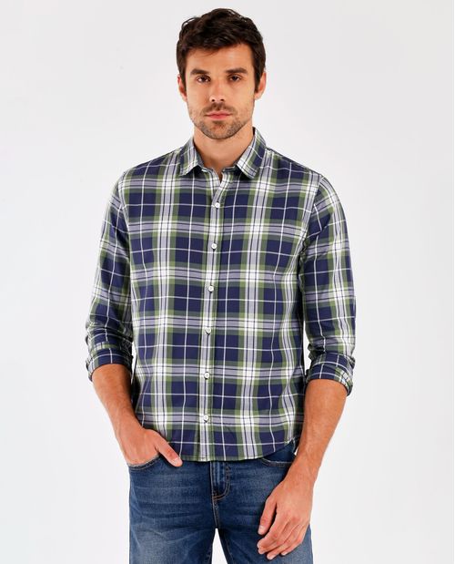 Camisa de cuello clásico para hombre