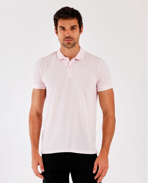 Polo con mini bordado para hombre