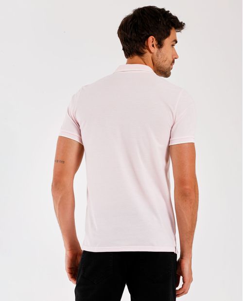 Polo con mini bordado para hombre