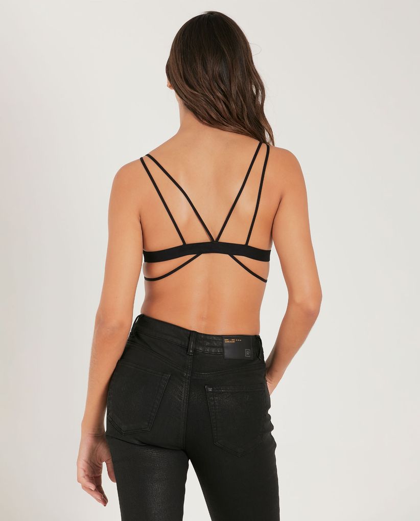 Bralette con detalles de lentejuelas para mujer