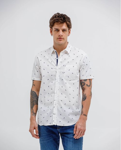 Camisa manga corta para hombre