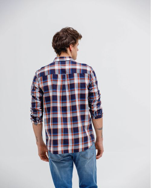 Camisa de cuadros para hombre