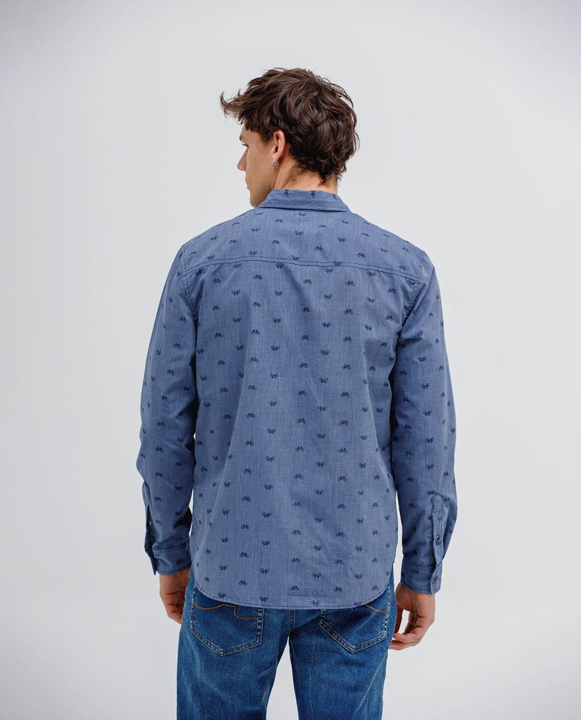 Camisa manga larga para hombre