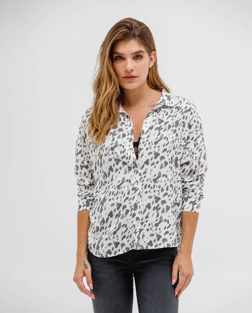 Camisa estampada para mujer