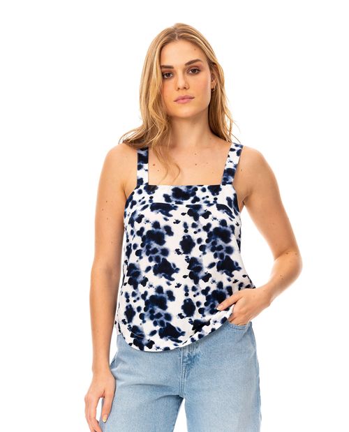 Camisa con diseño estampado para mujer