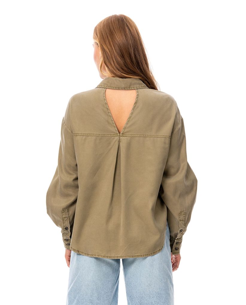 Camisa manga larga para mujer