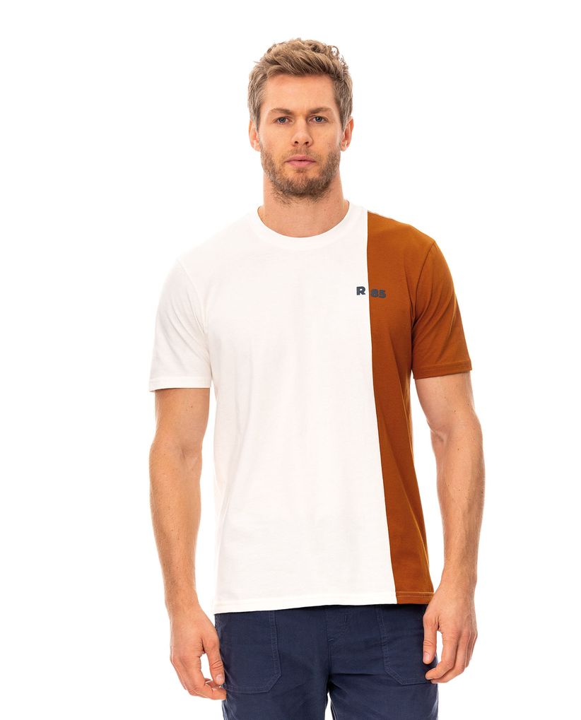 Camiseta bicolor para hombre