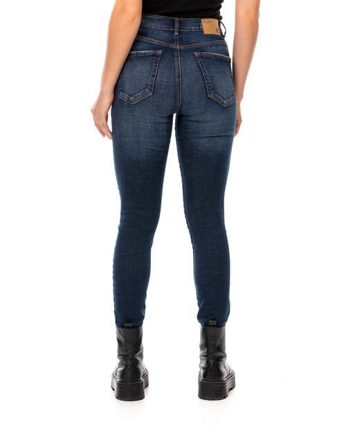 Jean Jegging azul oscuro para mujer