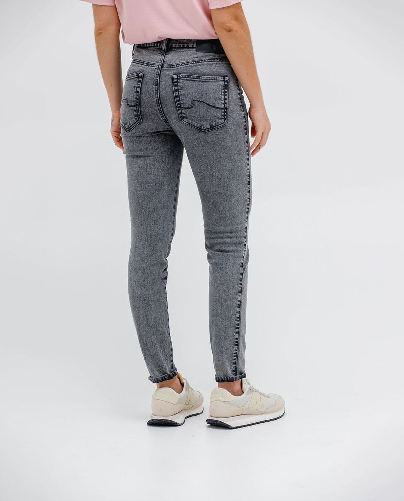 Jean Jegging en black denim para mujer