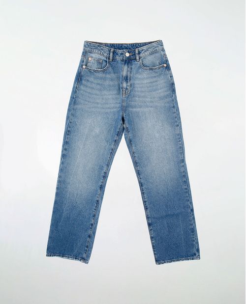 Jean Straight cinco bolsillos para mujer