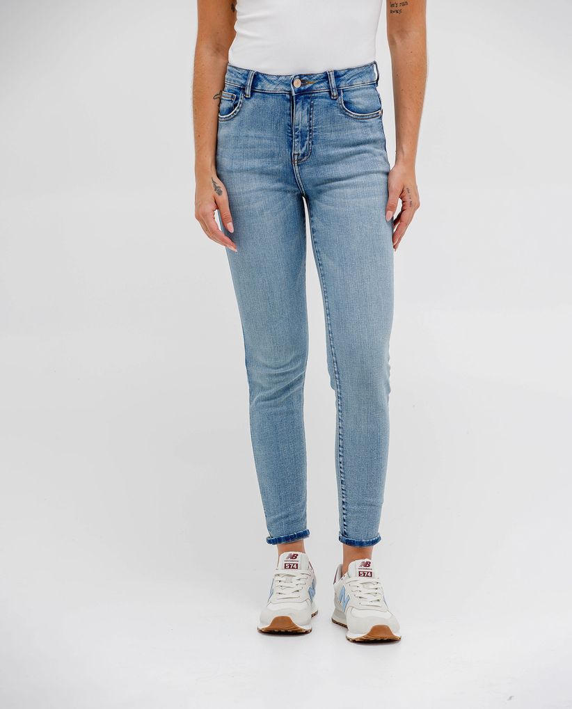 Jean Magic up tono medio para mujer