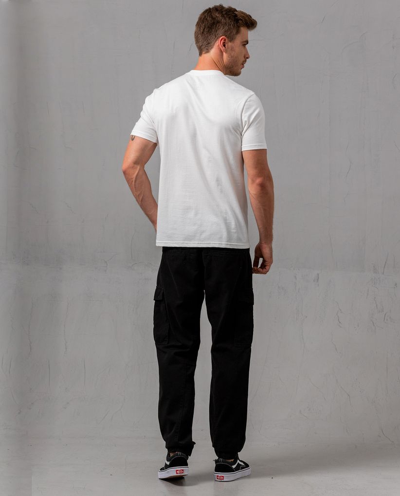 Camiseta con diseño en frente para hombre