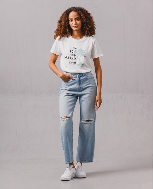 Camiseta estampada para mujer