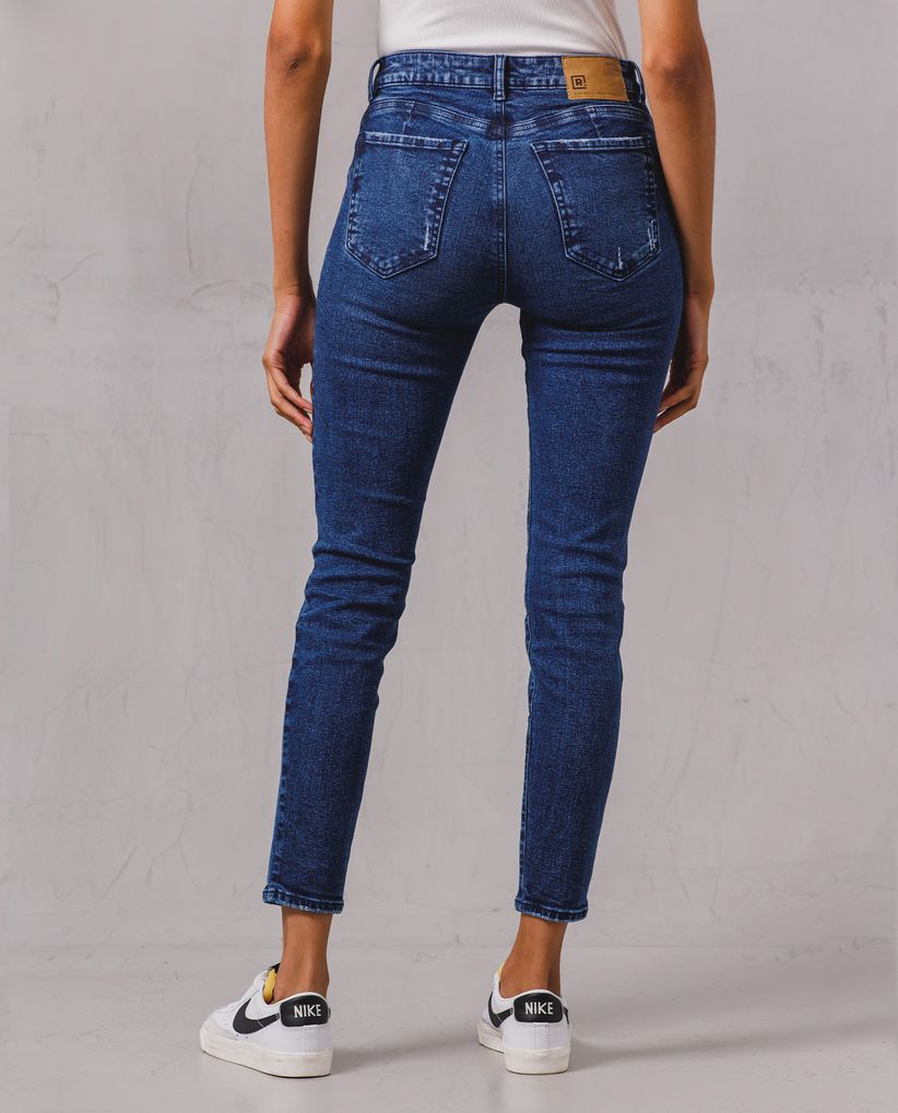 Jean Magic Up con desgastes para mujer