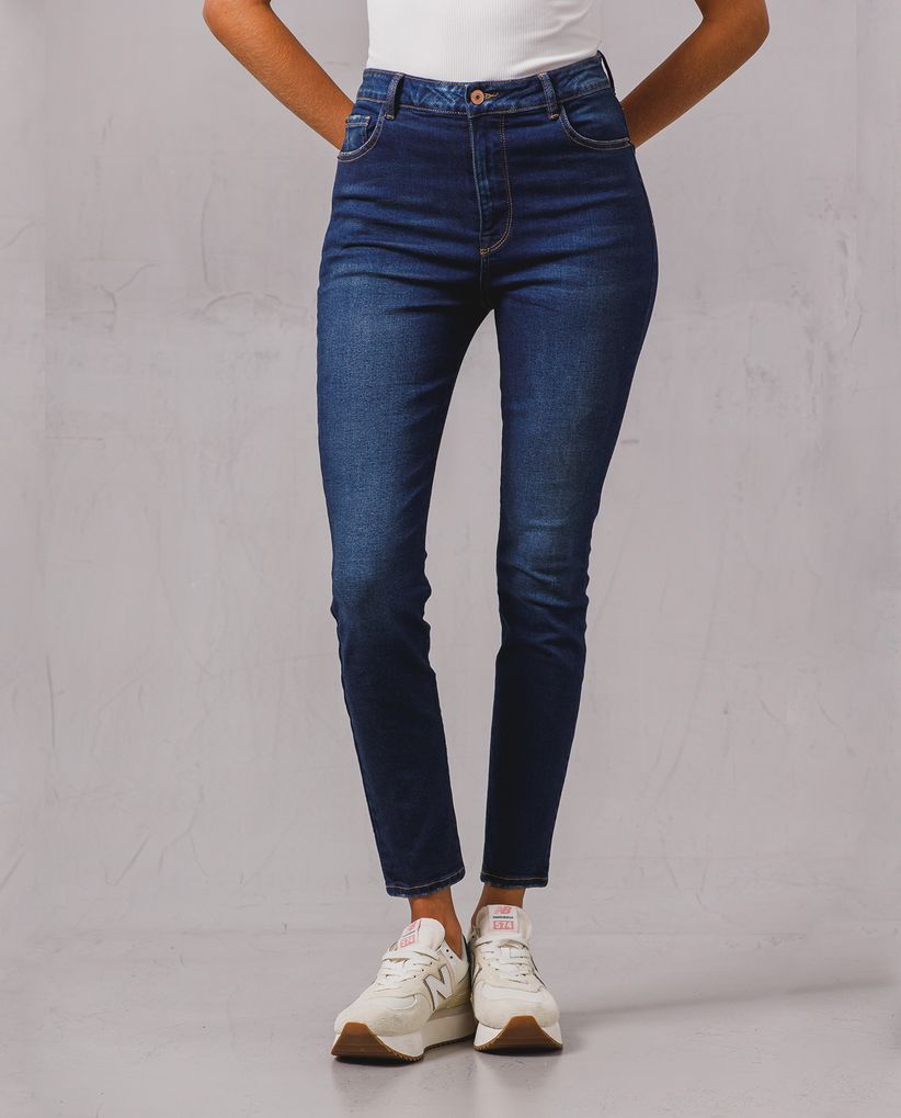 Jean Jegging azul oscuro para mujer