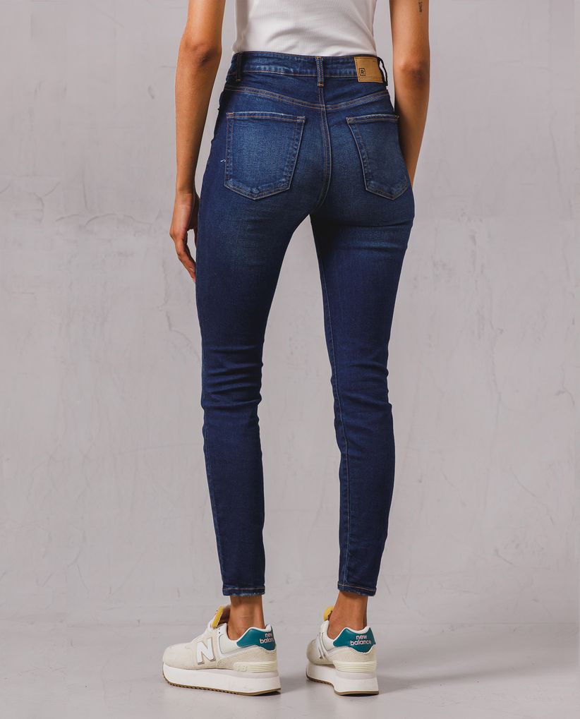Jean Jegging azul oscuro para mujer