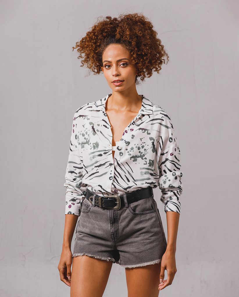 Camisa manga larga para mujer