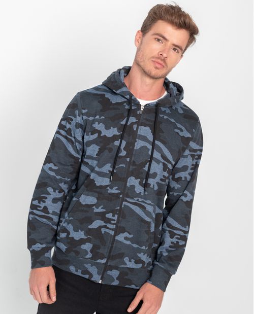 Buzo camuflado con capucha para hombre