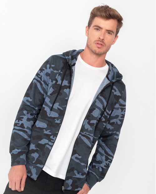 Buzo camuflado con capucha para hombre