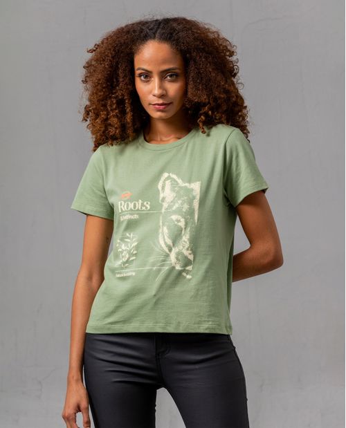 Camiseta manga corta para mujer