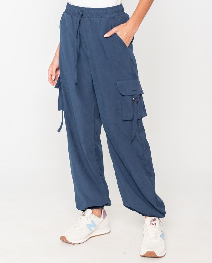 Pantalón tipo parachute para mujer