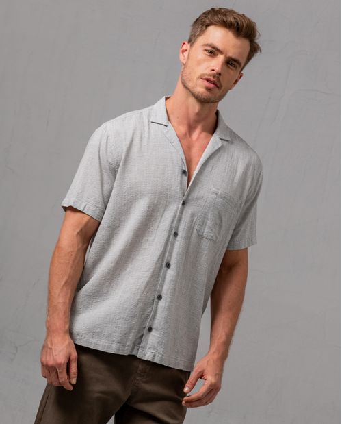 Camisa de manga corta para hombre