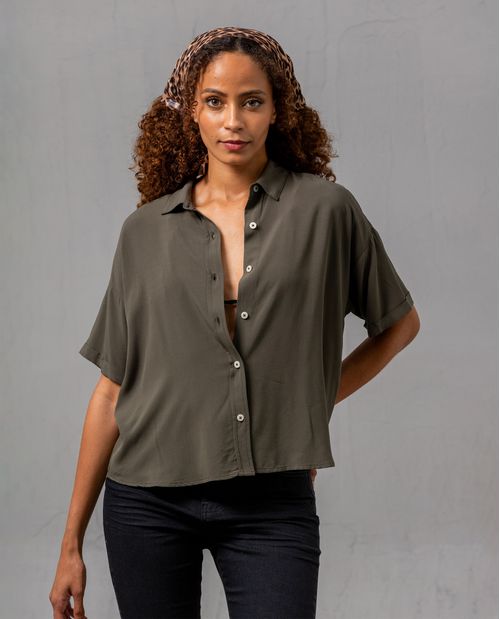 Camisa de botones para mujer