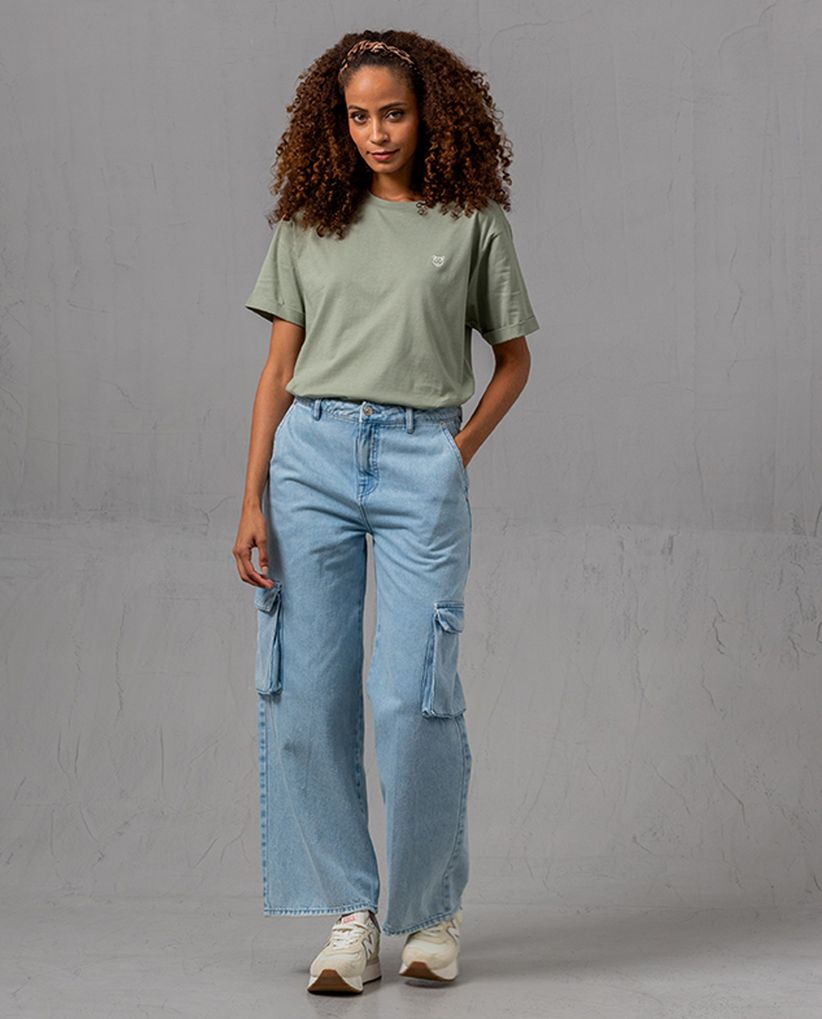 Camiseta con mini puma para mujer