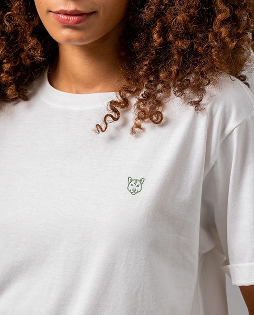 Camiseta con mini puma para mujer