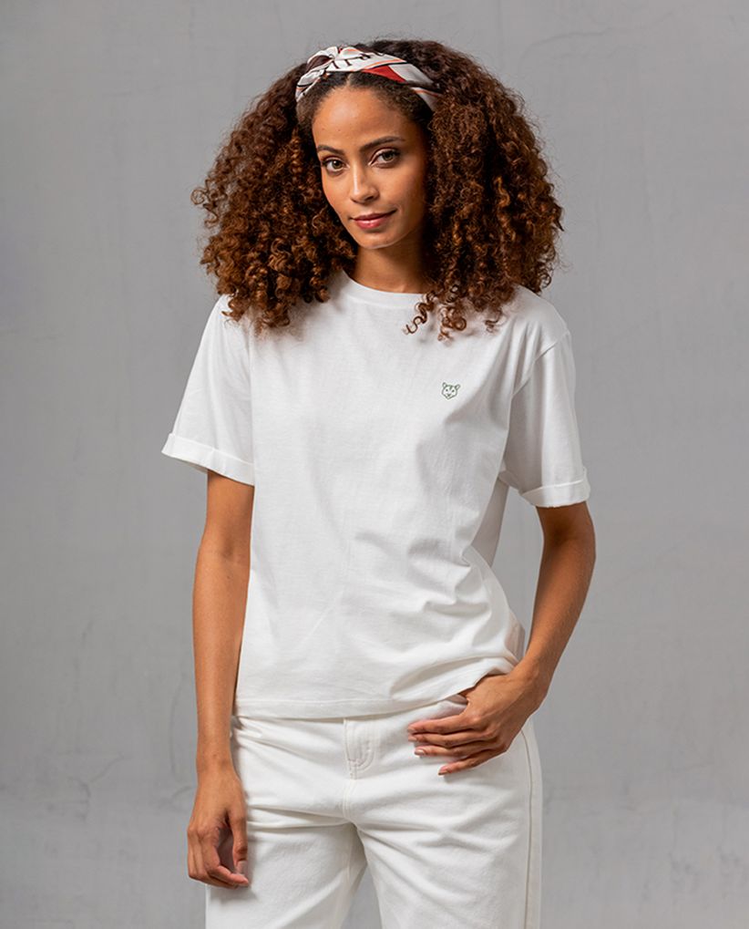 Camiseta con mini puma para mujer