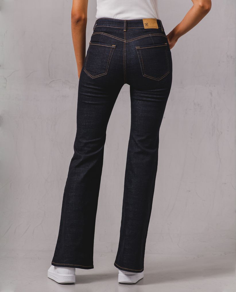 Jean Flare cinco bolsillos para mujer