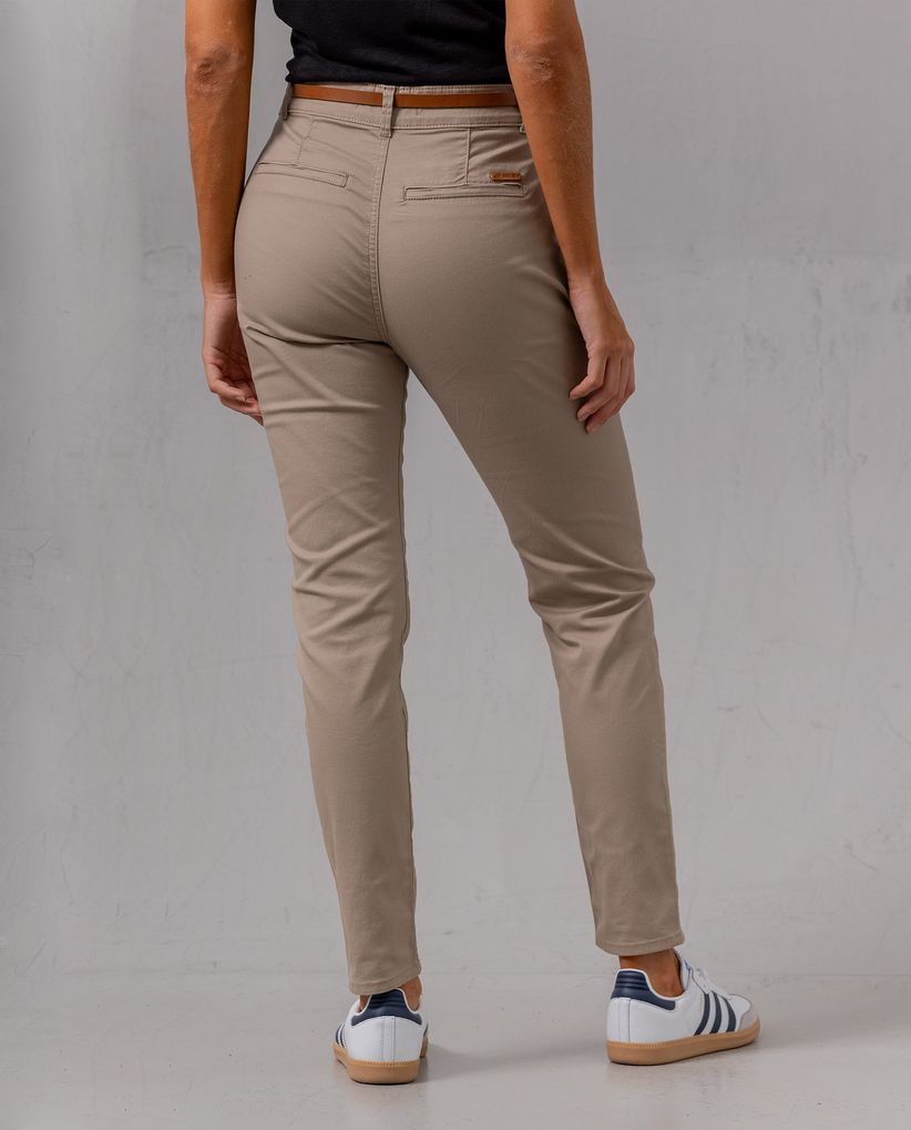 Pantalón Chino ajustado para mujer
