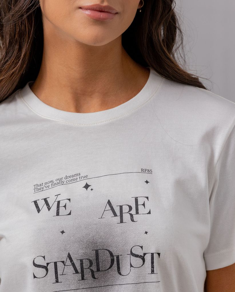 Camiseta en 100% algodón para mujer