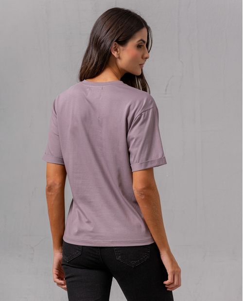 Camiseta con mini puma para mujer